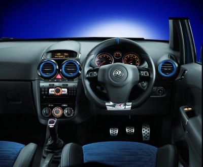 Corsa VXR Blue Limited Edition Interior