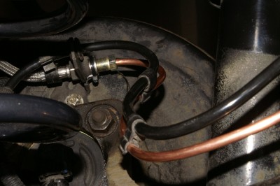 Upper Bracket Fitted with Copper Line Fitted