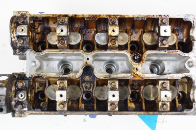 V6 Cylinder Head Before Cleaning and Rework