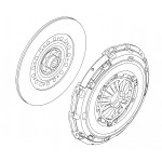 Genuine Vauxhall Opel Clutch Cover and Disc