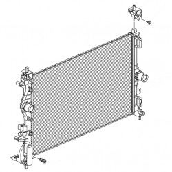 Corsa E VXR Water Radiator