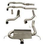 Piper Exhaust System 76mm FULL Turbo Back Twin with Sports Cat Corsa D VXR 2006-2014
