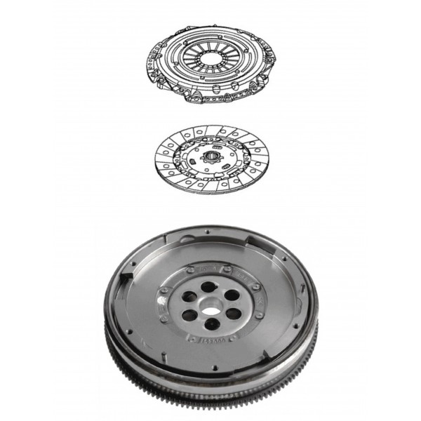 Clutch Kit 215mm Original Equipment Clutch DMF Flywheel Bolts - Corsa D 1.6T SRi / VXR Z16LEx A16LEx