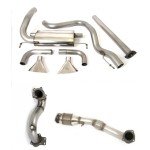 Piper Exhaust System 76mm FULL Turbo Back Single with Sports Cat Astra J VXR