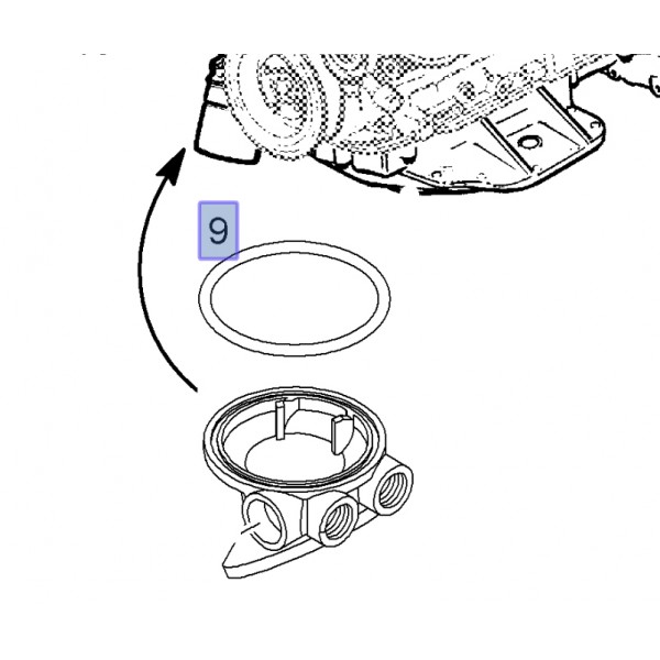 Seal Thermostat Housing to Oil Pump - Z20LEx