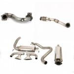 Piper Exhaust System 76mm FULL Turbo Back Twin with Sports Cat Astra J VXR